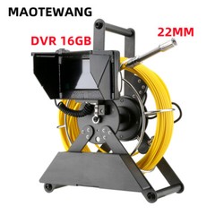 4.3inch 22MM Sewer Pipe Inspection Camera30M DVR 16GB Drain Industrial Endoscope