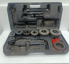EGA MASTER PIPE THREADING DIE SET 1/2&Prime; TO 2&Prime; BSPT MANUAL HAND THREADER FAST SHIP