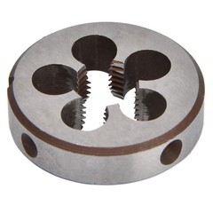 Alloy Steel 5 Chip Holes Thread Die Tool For Pipe Threading