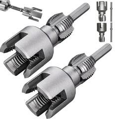 Integrated Internal & External Pipe Threading Tool Steel PVC Pipe Threader Kit