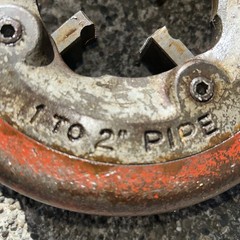 Ridgid Quadri 500 die head 1-2&Prime; with 1-2&Prime; NPT cutting teeth