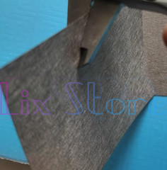 QTY:1 100*100*0.1mm Stainless Steel Felt Metal Titanium Fiber Felt