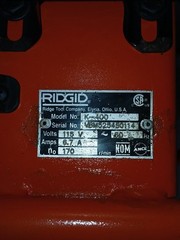 RIDGID K-400 AutoFeed Drain Cleaning Machine 115V 1/3 HP 60Hz S55KXRPH-8177