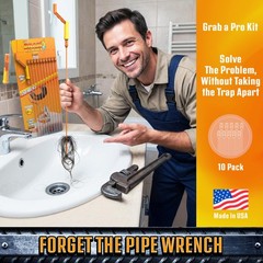 Drain Weasel Sink Snake Hair Clog Tool, Sink, Pipe, Bathroom, Bathtub Drain C&hellip;