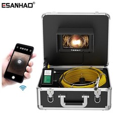 7&Prime; 20M WIFI Pipe Inspection Camera Drain Sewer Camera 1000TVL Endoscope Cam IP68