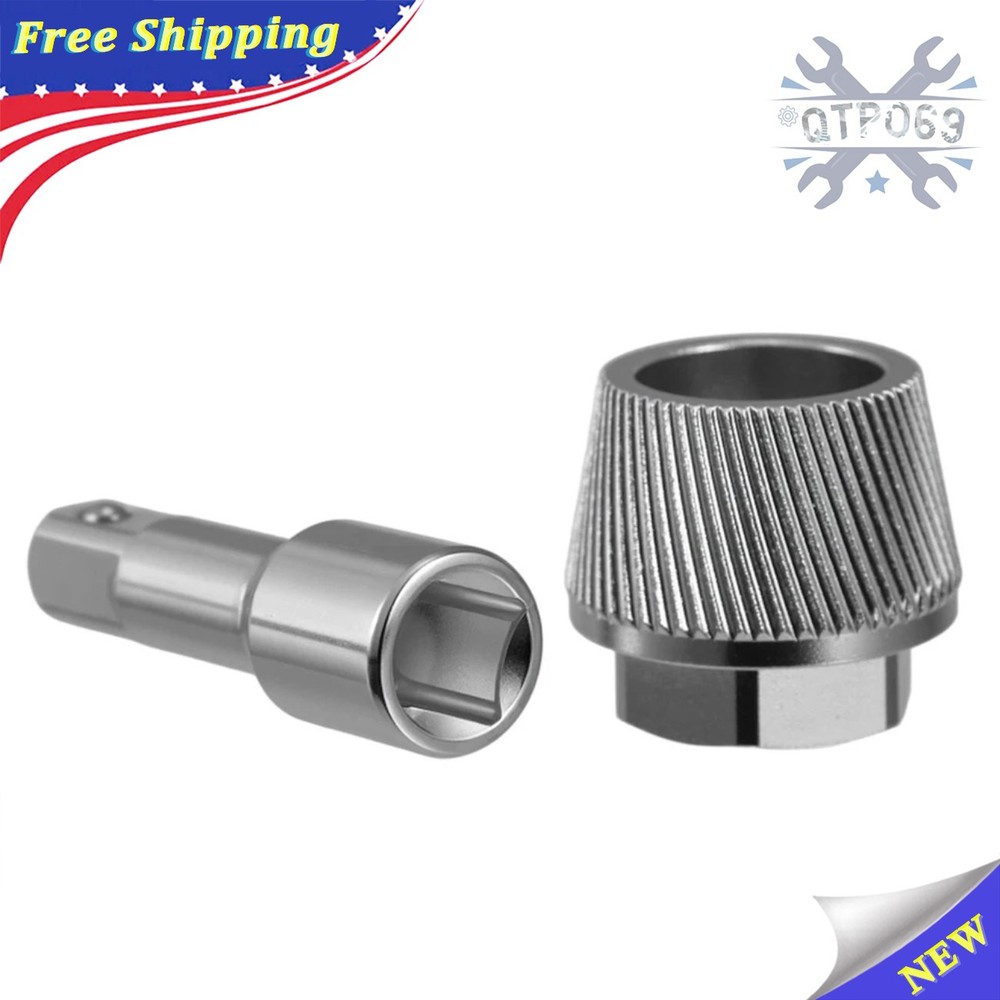 1.5&rdquo; Tub Drain Extractor & 1/2&rdquo; Socket Bathtub Remover Chrome Bathroom Kitchen