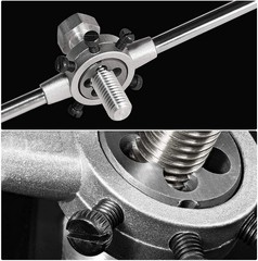 Die Stock Handle Wrench 30mmx11mm M10-M11 Metric Round Die Holder 1Pcs