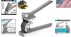 Portable Grey Tube Bender with Comfortable Grip for Plumbing & Automotive Tasks