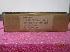 NEW Ridgid D1502X 161 37 1/2&Prime; DEG Bevel Dies &ndash; Set of (5) &ndash; 38170 &ndash; 492-037-146
