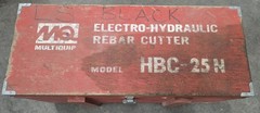 The Multiquip HBC-25N 1-inch portable electro-hydraulic rebar cutter