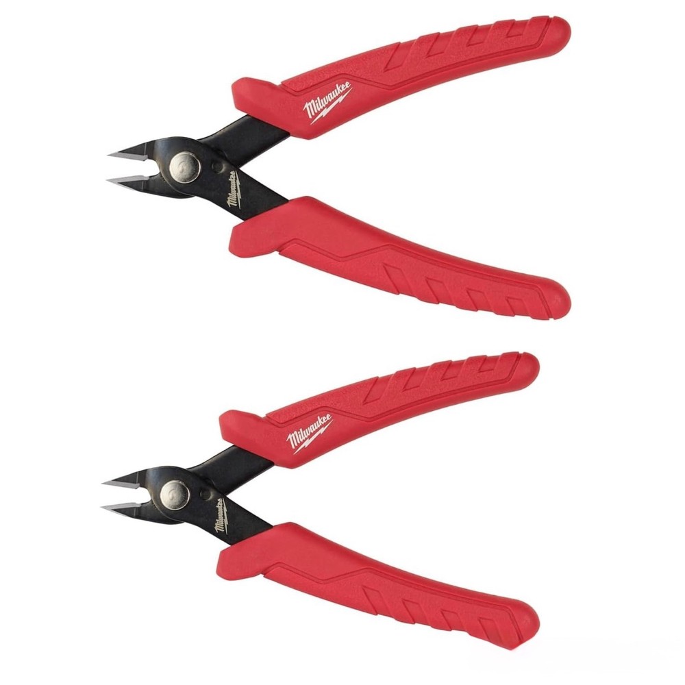 (PACK OF 2) MILWAUKEE 48-22-6105 Mini Flush Cutters