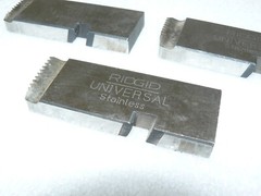 Ridgid 47745 Universal Die Heads 1/2&Prime; to 3/4&Prime; &ndash; 14 NPT (Lot of 3) 1,2,3