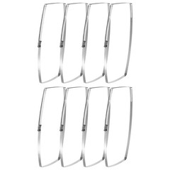 8pcs 14&Prime; x 6&Prime; Rectangular Hose Clamps 304 Stainless Steel Square Duct Clamp