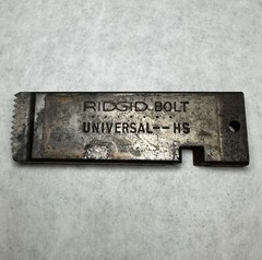NEW Ridgid Universal 9/16&rdquo;-12 Bolt Die #2, High Speed, 48240