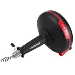 Husky 25 ft Power Drum Drain Snake Drill Auger for Sink Tub Shower