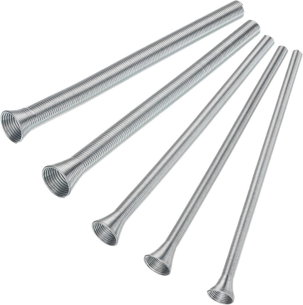 Spring Tubing Benders Kit 1/4, 5/16, 3/8, 1/2 and 5/8 Inch 5 in 1 Tube Bender Se
