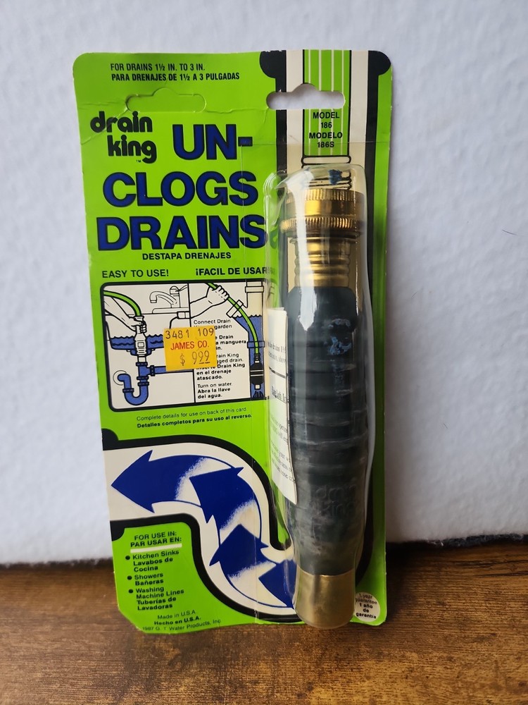 G.T. Water Products 186 Drain King Unclog Hose Attachment For Drains 1-1/2&rdquo; &ndash; 3&rdquo;