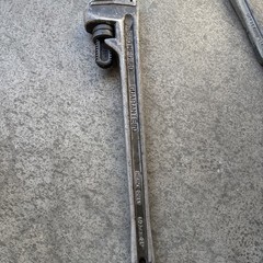 Vtg Reed Mfg ARW24 Heavy Duty Aluminum Straight Handle 24&Prime; Pipe Wrench