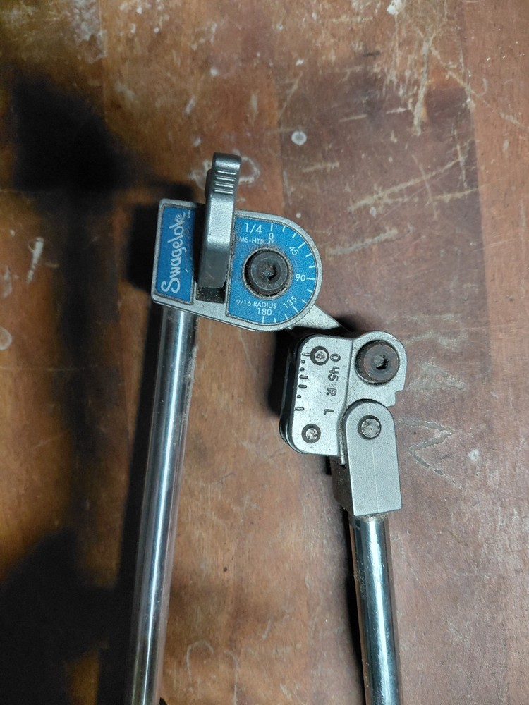 Swagelok MS-HTB-4T Manual Tube Bender 1/4 in w/ Degree Dial Gauge