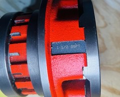 Ridgid Die Head 1-1/2 BSPT, 12R
