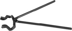 16&Prime; Z V-Bit Tongs and 1.5KG Blacksmith Hammer Set For Anvil Knife Making Forge