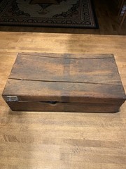 Antique Mark MFG Co Pipe Threader Kit-Original Wood Case-Chicago-Cast Iron Tool