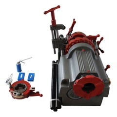 PreAsion Electric Pipe Threader Machine 1/2&Prime; &ndash; 2&Prime; Threading Cutter Deburrer 110V