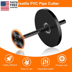 Inside Pipe Cutter for PVC Pipe, Cutter Tool Set with Scale &ndash; Adjustable Depth G