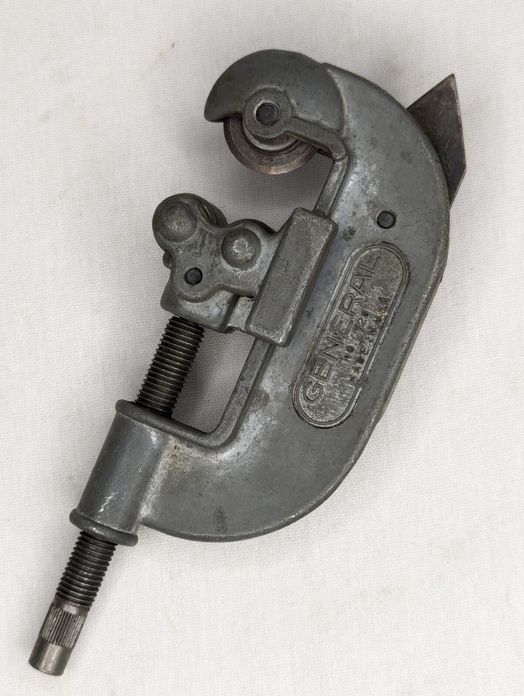 Vintage General Tools No. 120 Tubing & Conduit Pipe Cutter MADE IN USA
