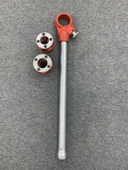 Vintage Rigid pipe threader with 2 dies (1/2 in. & 3/4 In.)