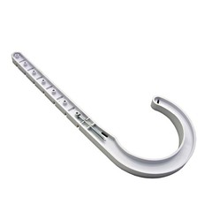 LASCO 13-1874 Plastic J-Hook Pipe Hanger for DWV Pipe, 3 Inch, White