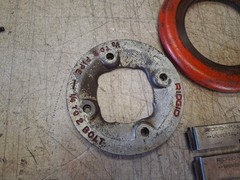 Ridgid 811A Quick-Opening Die Head 300 535 1822 Pipe Threader Dies 1/2&Prime;-3/4&Prime;