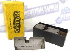 OSTER &ndash; 8C8 &ndash; QUAD &ndash; H.S. STL. &ndash; 1&Prime; to 2&Prime; Pipe 1, 2, 3, 4 (#4 has minor chip)