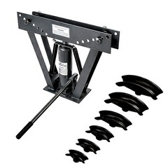 12 Ton Hydraulic Pipe Bender Manual Metal Tubing Bending Tool 6 Dies 1/2&Prime; to 2&Prime;