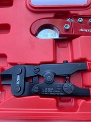 iCrimp IWS-1807CN PEX Crimping Tool Kit with PEX Crimpers PEX Tubing Cutter