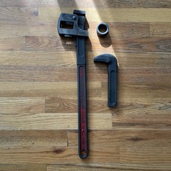 Vintage Proto 824 24&rdquo; Pipe Wrench Heavy Duty Made in USA NICE!!! Reconditioned