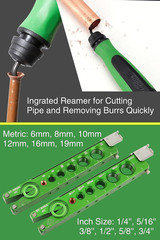 Flaring Tool Kit 1/4In &ndash; 3/4In Single Flare Tool HVAC 45&deg; Eccentric Type Flare T