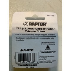 RAPTOR 3/4 Inch PEX Pipe Cutter Mini Tubing Cutter and Copper Tube Cleaner Tool