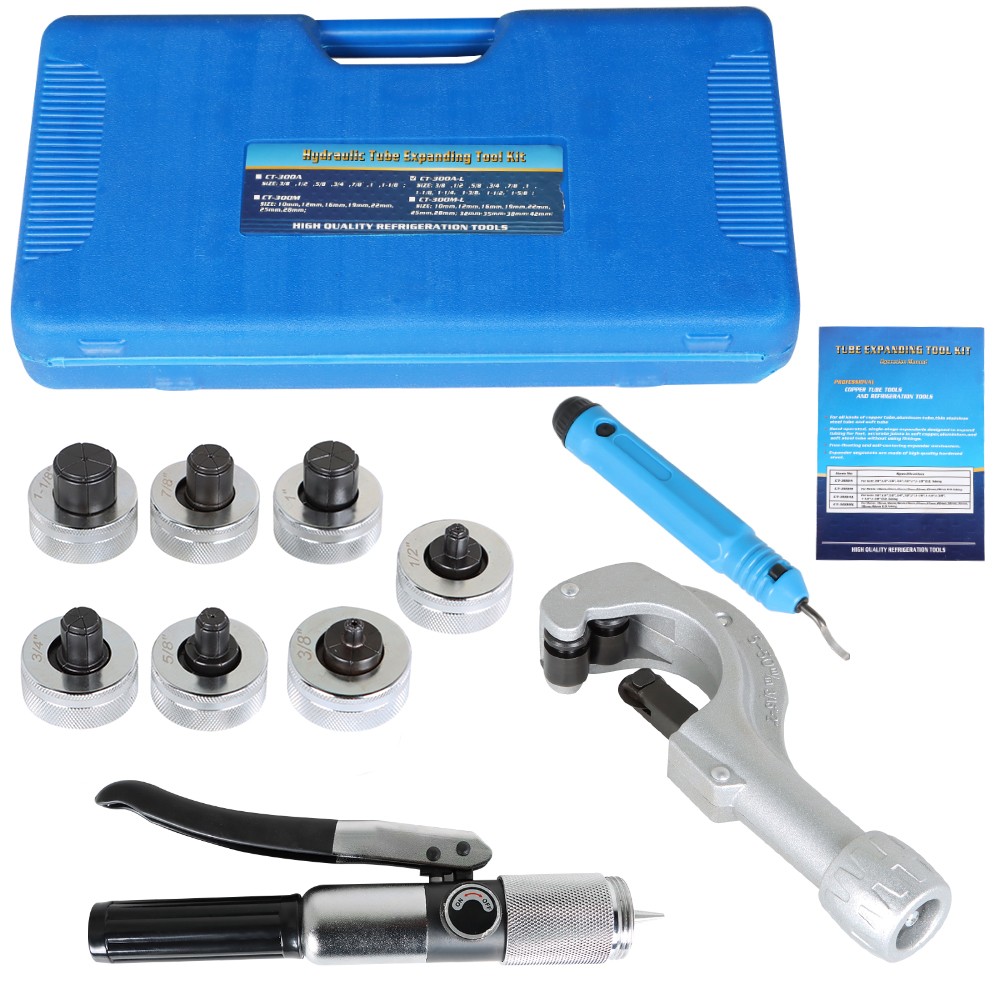 3/8&Prime; to 1-1/8&Prime; Universal Extension Tool Hydraulic Expander Tool Forging Kit