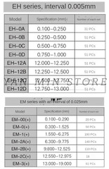 (Set/51pcs) EP-4B Needle Gauge Hole Gauge 4.50-5.00mm Hole Gauge EP 4B