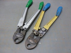 Lot of 2 Zurn Crimping Tools &ndash; QCRT-3T & QCRT-4T Pex 1/2&Prime; & 3/4&rdquo; COPPER RING