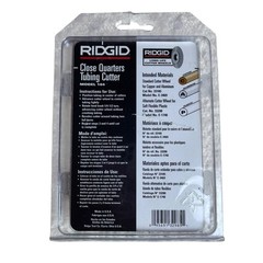 RIDGID 3/4&Prime;Close Quarters 3/16&Prime; to 15/16&Prime; Model 104 Tubing Cutter 32985 Open Box