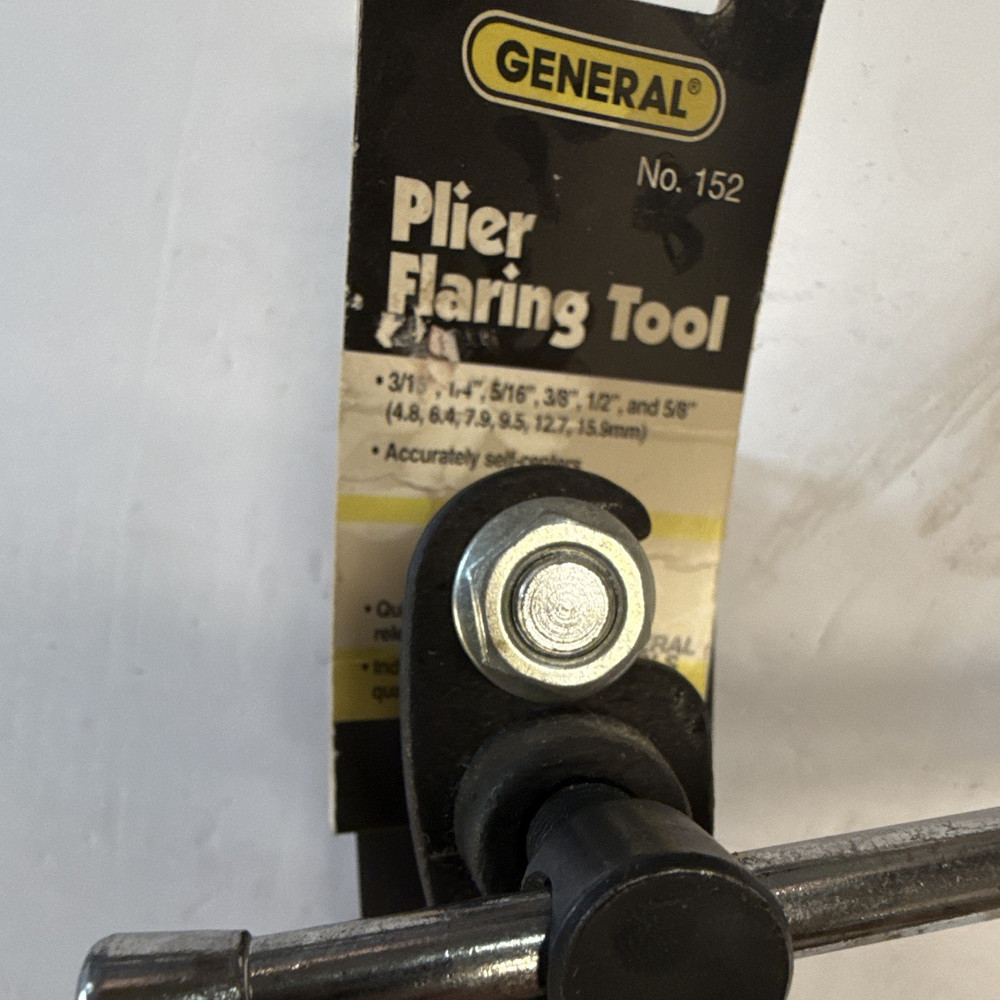 General No. 152 Plier Flaring Tool 45&deg; for 3/16, 1/4, 5/16, 3/8, 1/2 in