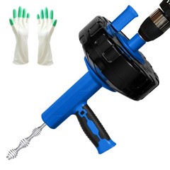 Auto Feed Drain Auger with Drill Adapter, 33 Feet Drain Snake Hair Clog Remov&hellip;