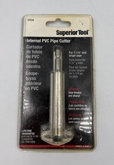 Superior Tool 37516 Internal PVC Pipe Cutter 1-1/4 in. Sealed