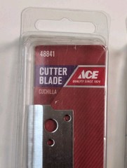 Lot Of 2 Cutter Blade&nbsp; 4&Prime; Steel Blade Installation Punch wood projects Ace 48841
