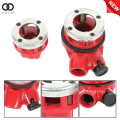 Manual Pipe Threader Ratchet Type Kit, Pipe Threader Ratchet Kit w/ 5 Dies Set