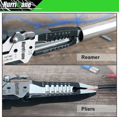 HURRICANE 6-in-1 Multifunctional Wire Stripper, Crimping Tool & Cutter Pliers