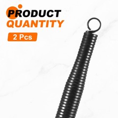 2pcs PVC Spring Tube Bender 21mm OD 520mm Long PVC Bender Pipe Bender Black