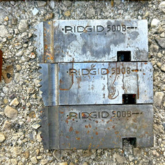 Ridgid Universal Style Bolt Threader Dies 500B HS High Speed Mixed Lot Used